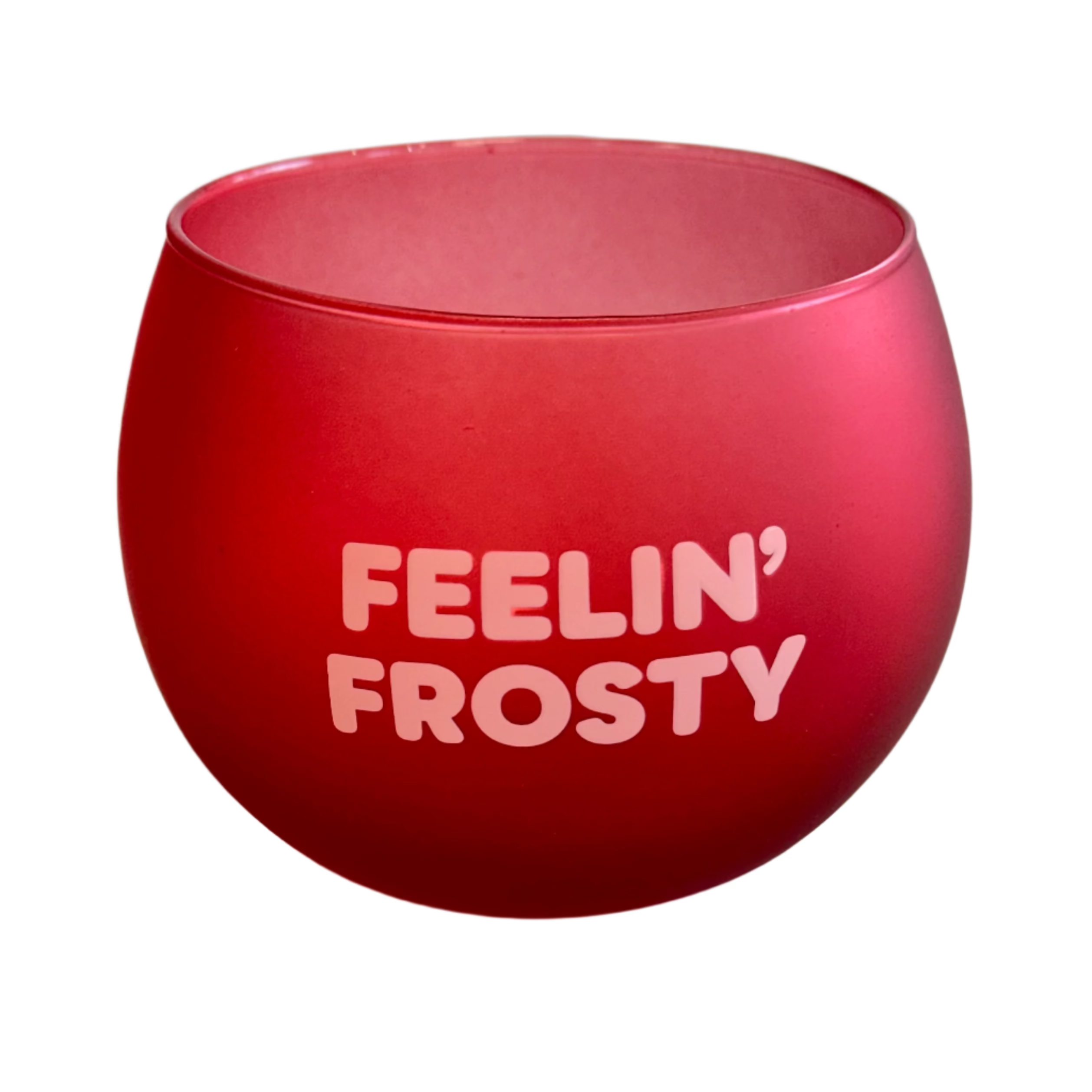 Feelin' Frosty Roly Poly Glass – Alicia DiMichele Boutique