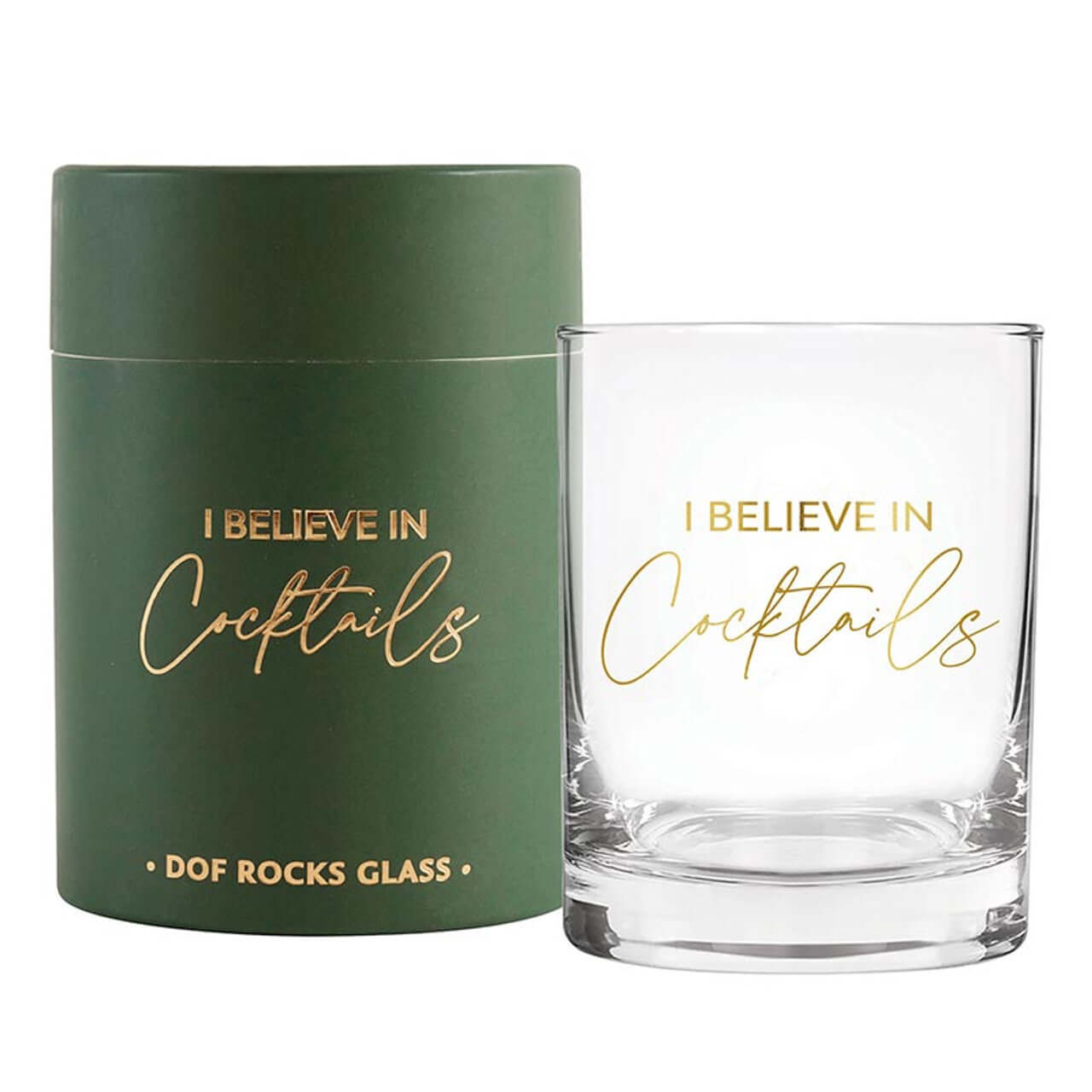 I Believe Rocks Glass – Alicia DiMichele Boutique