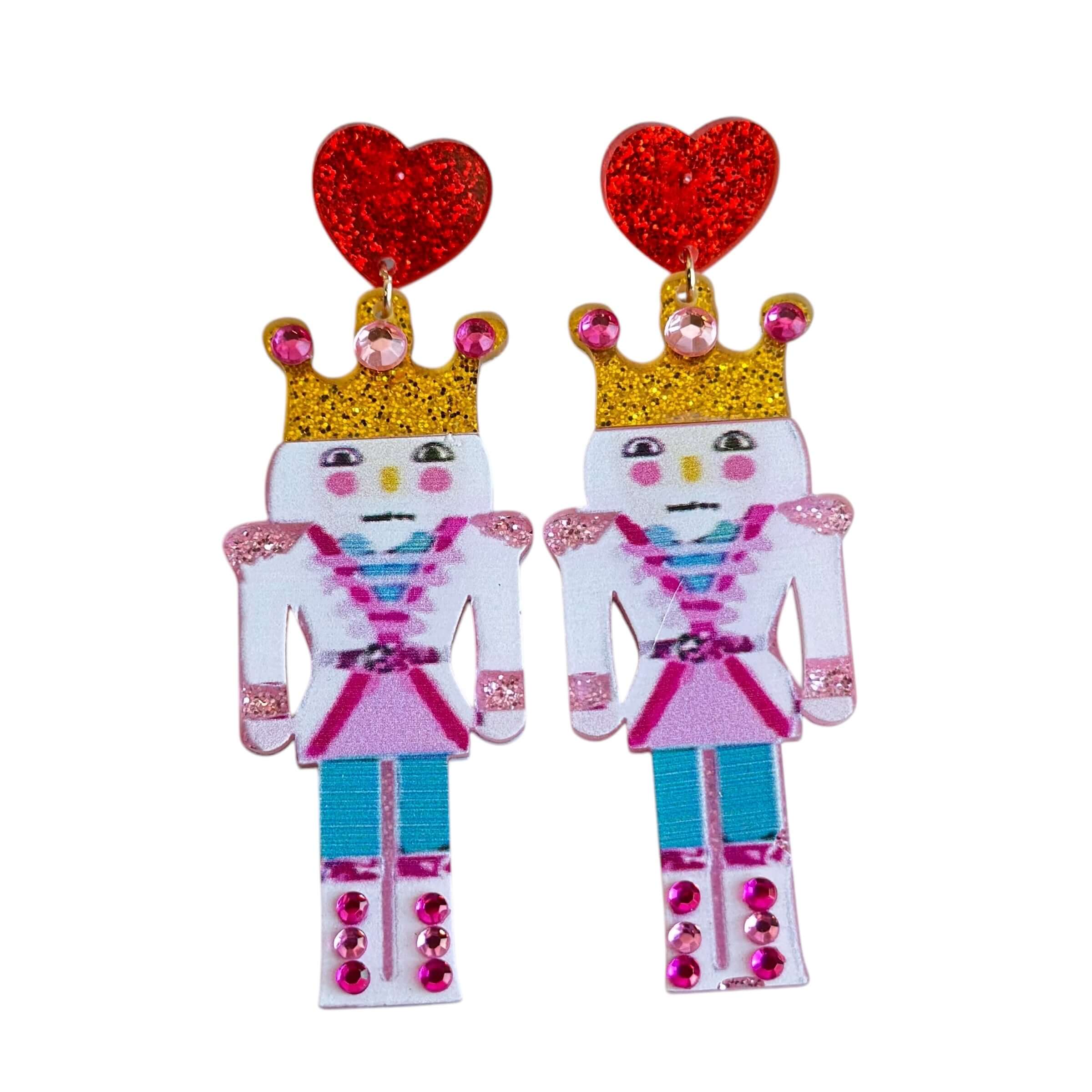 Holiday Pink Nutcracker Earrings – Alicia DiMichele Boutique