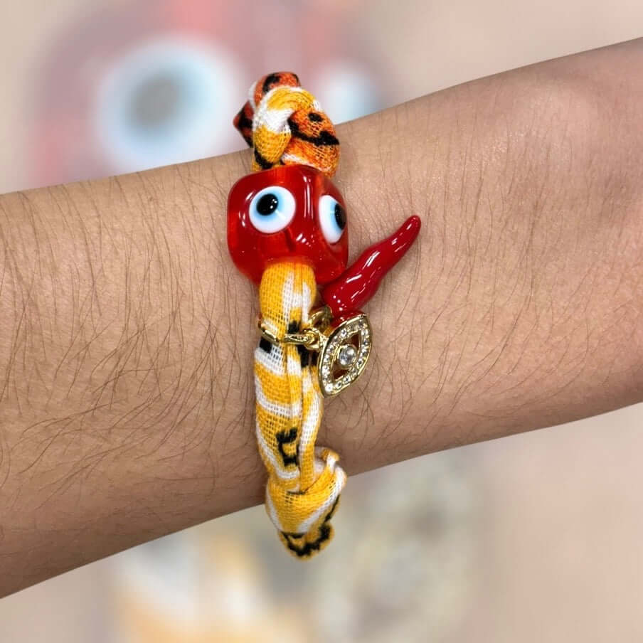 アクセサリー banami Give 'Em The Horn Bandana Bracelets | Alicia DiMichele Boutique