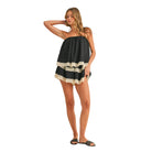 Black Lace Layered Romper available at Alicia DiMichele Boutique – stylish women’s fashion and accessories.