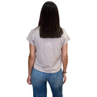 Dolman V Neck Tee - Fossil – Alicia DiMichele Boutique