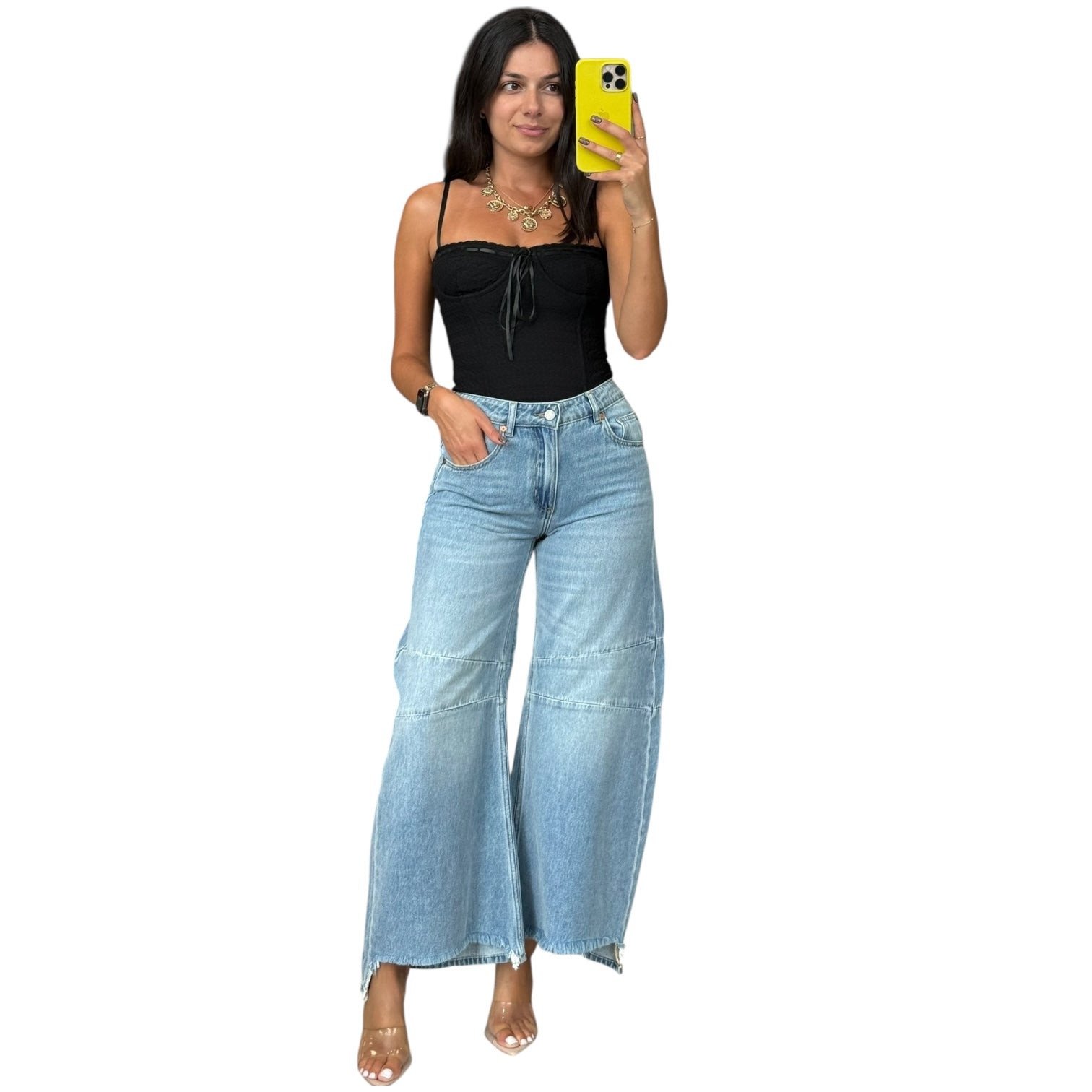 Wide leg denim/マシンウォッシャブル　1 LBLU Photoroom_000_20250904_153745.