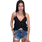 Mimosa Ruffle Top available at Alicia DiMichele Boutique – stylish women’s fashion and accessories.