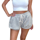 Silver Drift Bubble Shorts available at Alicia DiMichele Boutique – stylish women’s fashion and accessories.