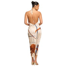 Satin Twist Midi Dress available at Alicia DiMichele Boutique – stylish women’s fashion and accessories.
