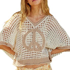 Sandstone Peace Knit Top – Alicia DiMichele Boutique