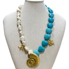 Snail Shell Luxe Necklace available at Alicia DiMichele Boutique – stylish women’s fashion and accessories.