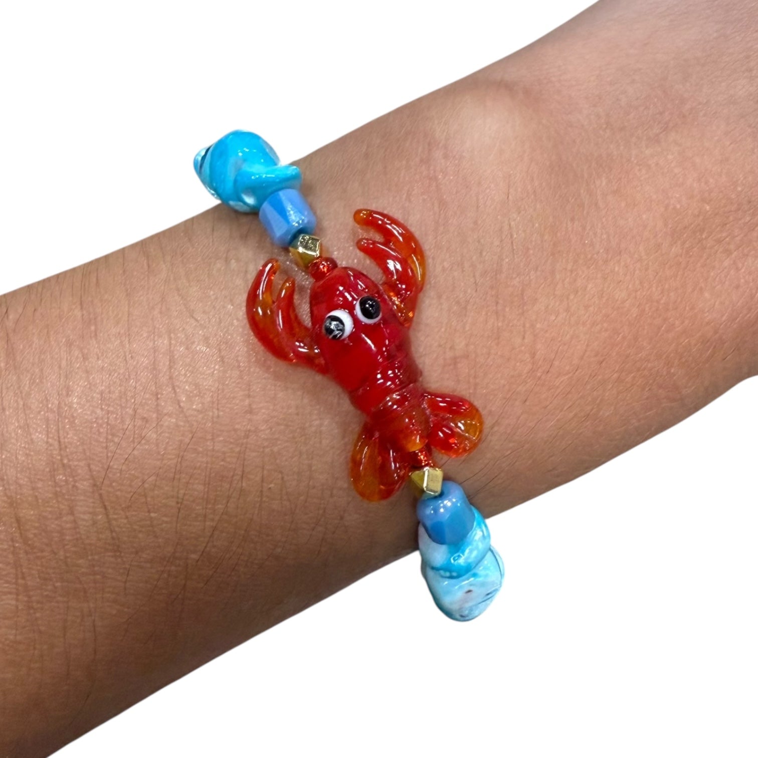 Ocean Turquoise Lobster Bracelet available at Alicia DiMichele Boutique – stylish women’s fashion and accessories.
