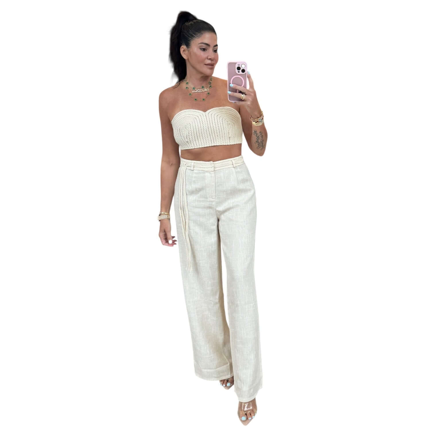 Woven Whisper Pant Set | Alicia DiMichele Boutique