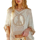Sandstone Peace Knit Top – Alicia DiMichele Boutique