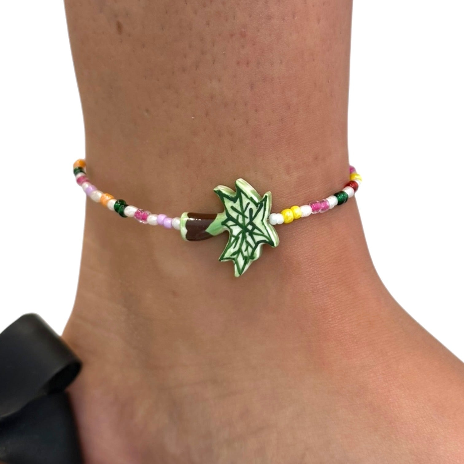 Palm Pearl Paradise Anklet available at Alicia DiMichele Boutique – stylish women’s fashion and accessories.