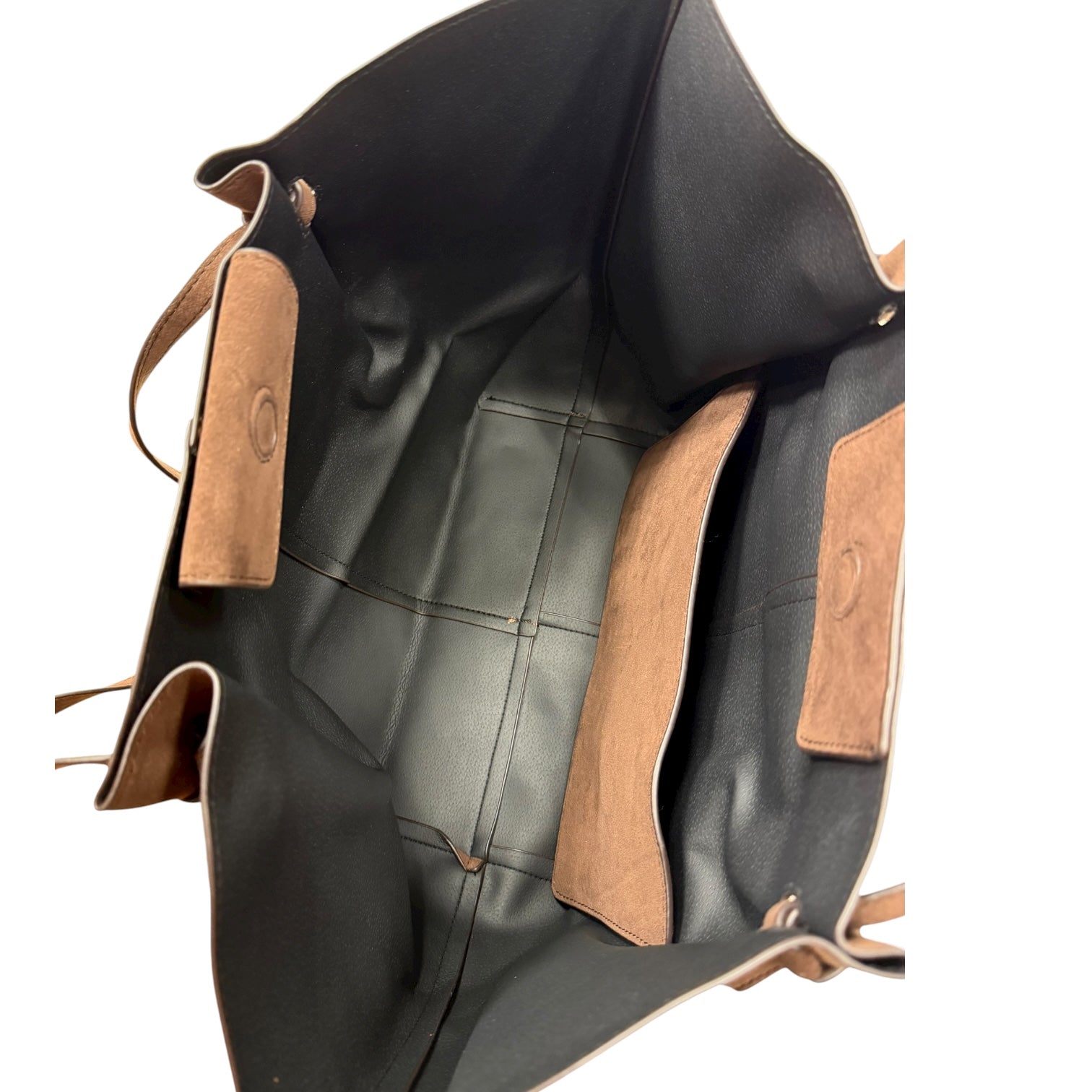 Luxe Suede Tote Coffee | Women's Oversized Shoulder Bag – Alicia