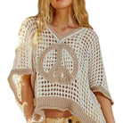 Sandstone Peace Knit Top – Alicia DiMichele Boutique