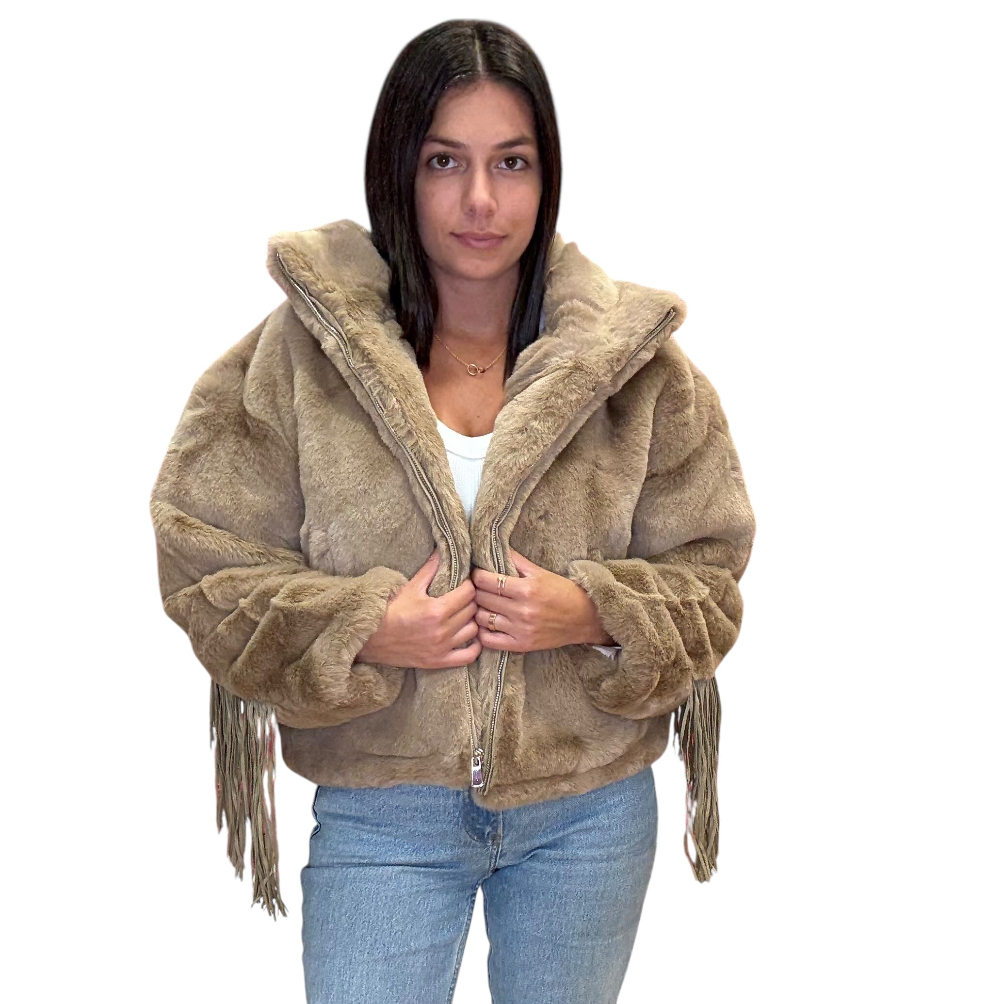 ジャケット・アウター carla fluffy jacket ジャケット・アウター CARLA fluffy jacket カーラ CARLA fluffy