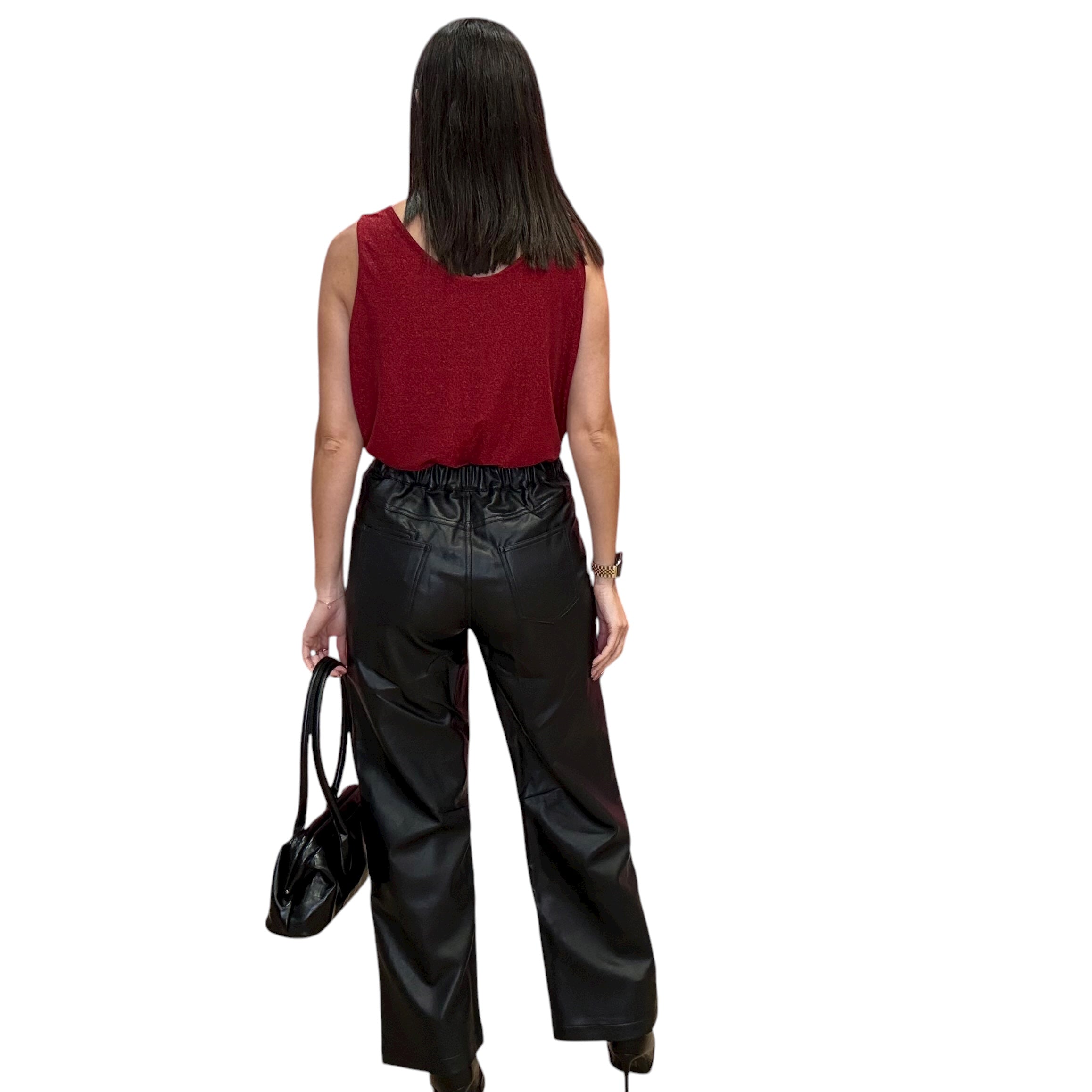 Soho Faux Leather Pants - Black – Alicia DiMichele Boutique