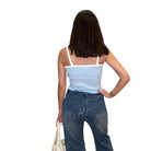 Baby Blue Ribbon Knit Tank available at Alicia DiMichele Boutique – stylish women’s fashion and accessories.