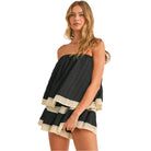 Black Lace Layered Romper available at Alicia DiMichele Boutique – stylish women’s fashion and accessories.