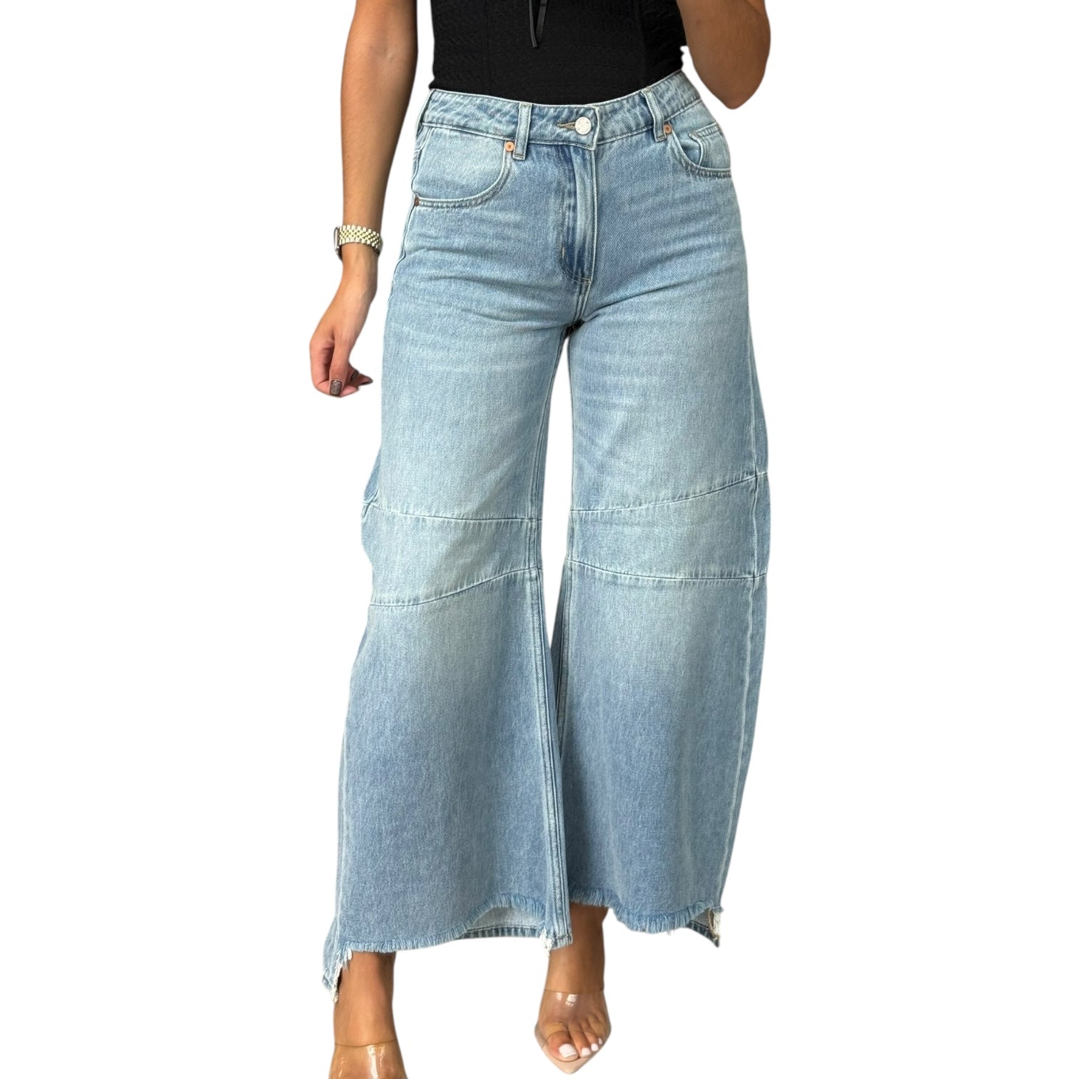 Horseshoe Wide Leg Jeans - RbL puppeT – Alicia DiMichele Boutique