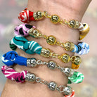 Give 'Em The Horn Bandana Bracelets available at Alicia DiMichele Boutique – stylish women’s fashion and accessories.
