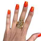 Sneha Snake Adjustable Ring available at Alicia DiMichele Boutique – stylish women’s fashion and accessories.