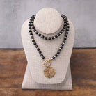 Midnight Market Beaded Coin Necklace – Alicia DiMichele Boutique