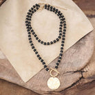 Midnight Market Beaded Coin Necklace – Alicia DiMichele Boutique