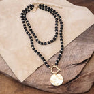 Midnight Market Beaded Coin Necklace – Alicia DiMichele Boutique