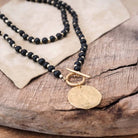 Midnight Market Beaded Coin Necklace – Alicia DiMichele Boutique