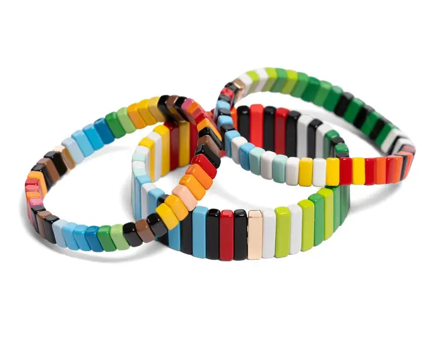 London Stripe Tile Bracelet – Alicia DiMichele Boutique