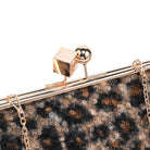 Aurelia Leopard Statement Clutch Bag