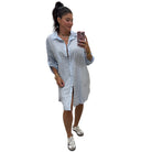 Blue Sky Shirt Dress – Alicia DiMichele Boutique