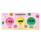 Spalife fuzzy pouts lip balm trio packaging on a white background