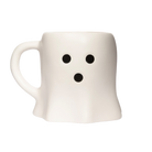 White ghost mug on a white background