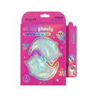 Spalife 'Oh My Ghoully' brightening underage mask in a pink 8-pack box with holographic dolphin-shaped masks visible inside, plus a pink Vitamin C sheet mask stick pack on the right, on a white background.