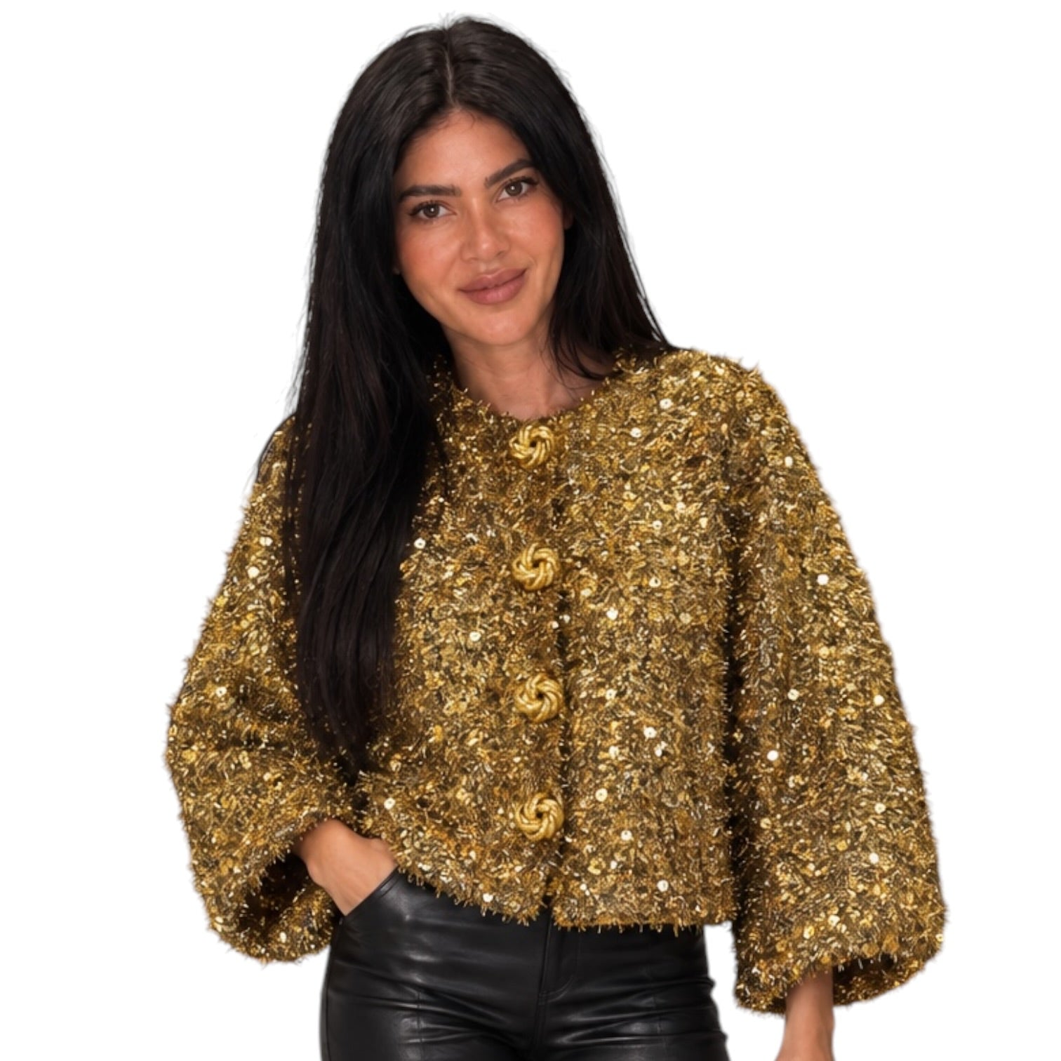 gold dress jacket women's Sequin After Hours Blouson – Alicia DiMichele Boutique gold blazer womens outfit