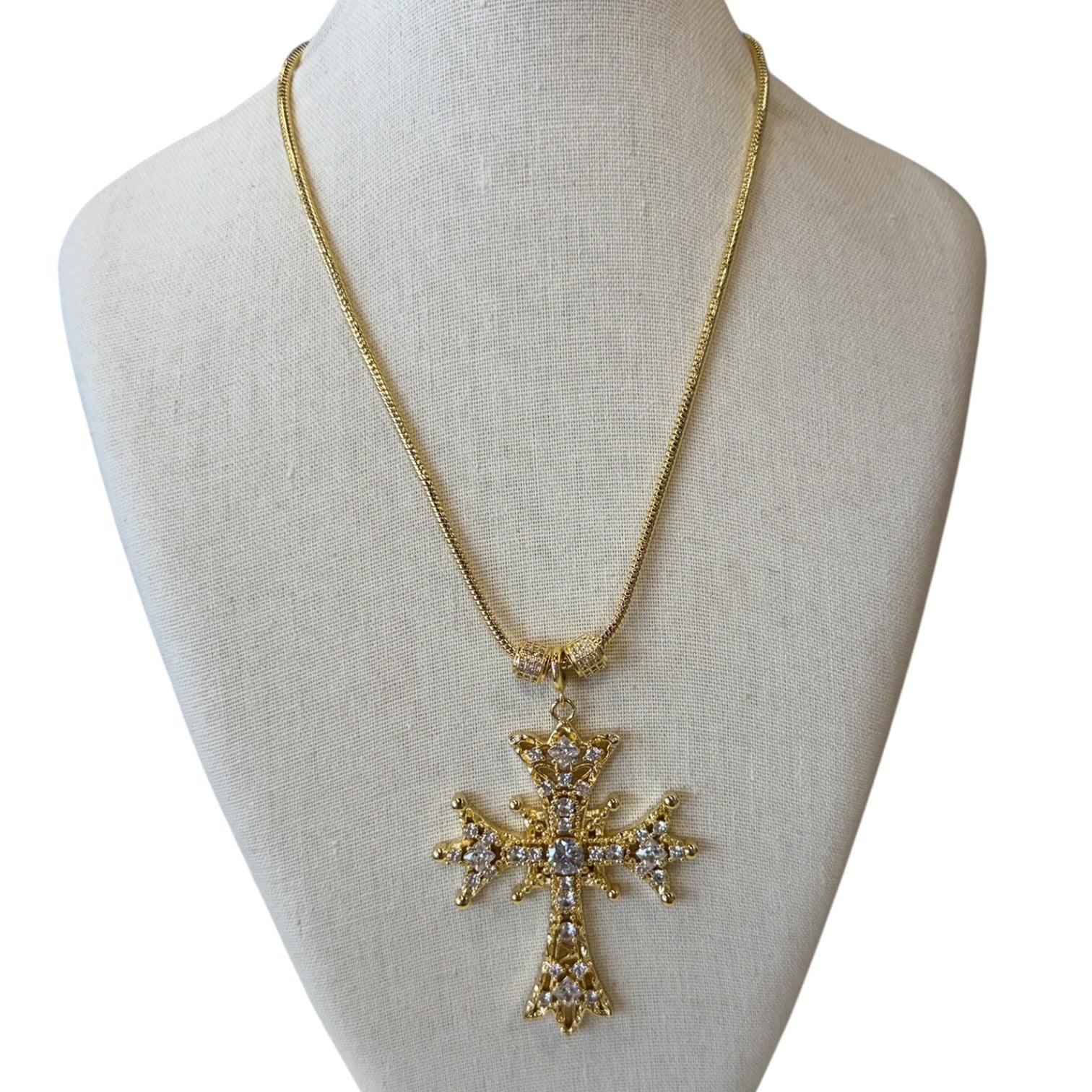 Gothic Cross Pendant Necklace – Alicia DiMichele Boutique