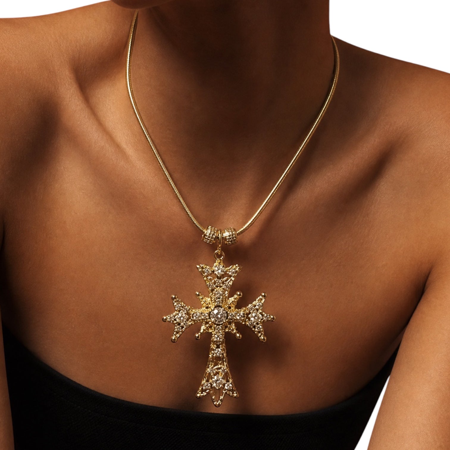 Gothic Cross Pendant Necklace – Alicia DiMichele Boutique
