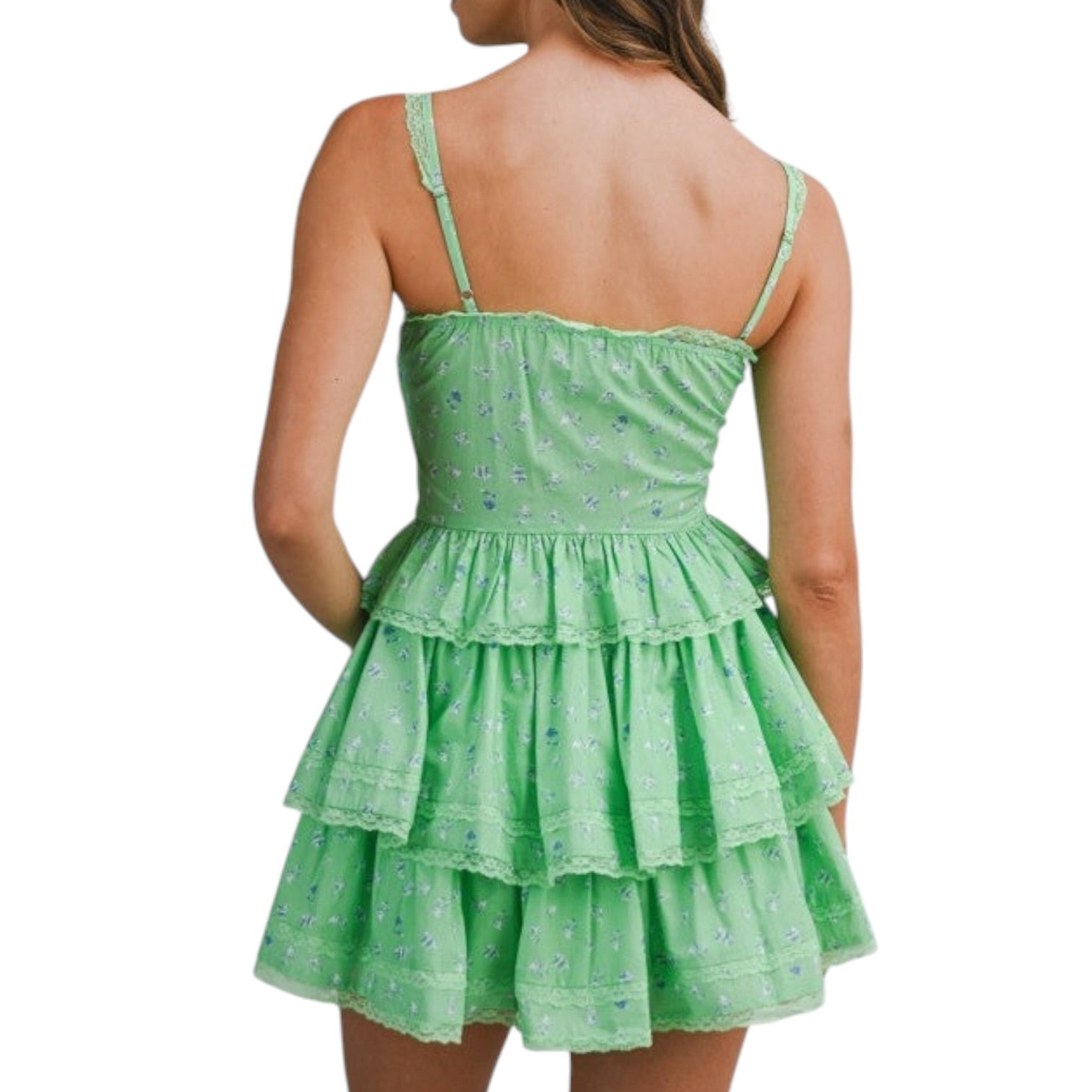 Green Peplum Top & Skirt Set – Alicia DiMichele Boutique