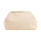 Beige clutch on a white background