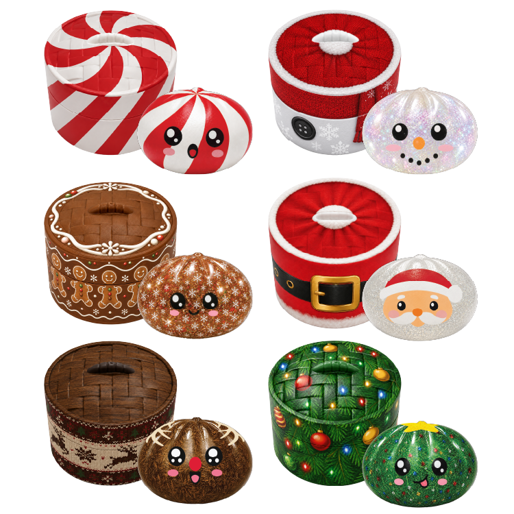 Merry Squishmas Mini Dumpling Squishy Toy