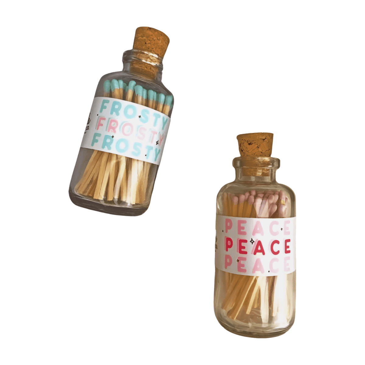 Mini Apothecary Christmas Matches - Peace – Alicia DiMichele Boutique