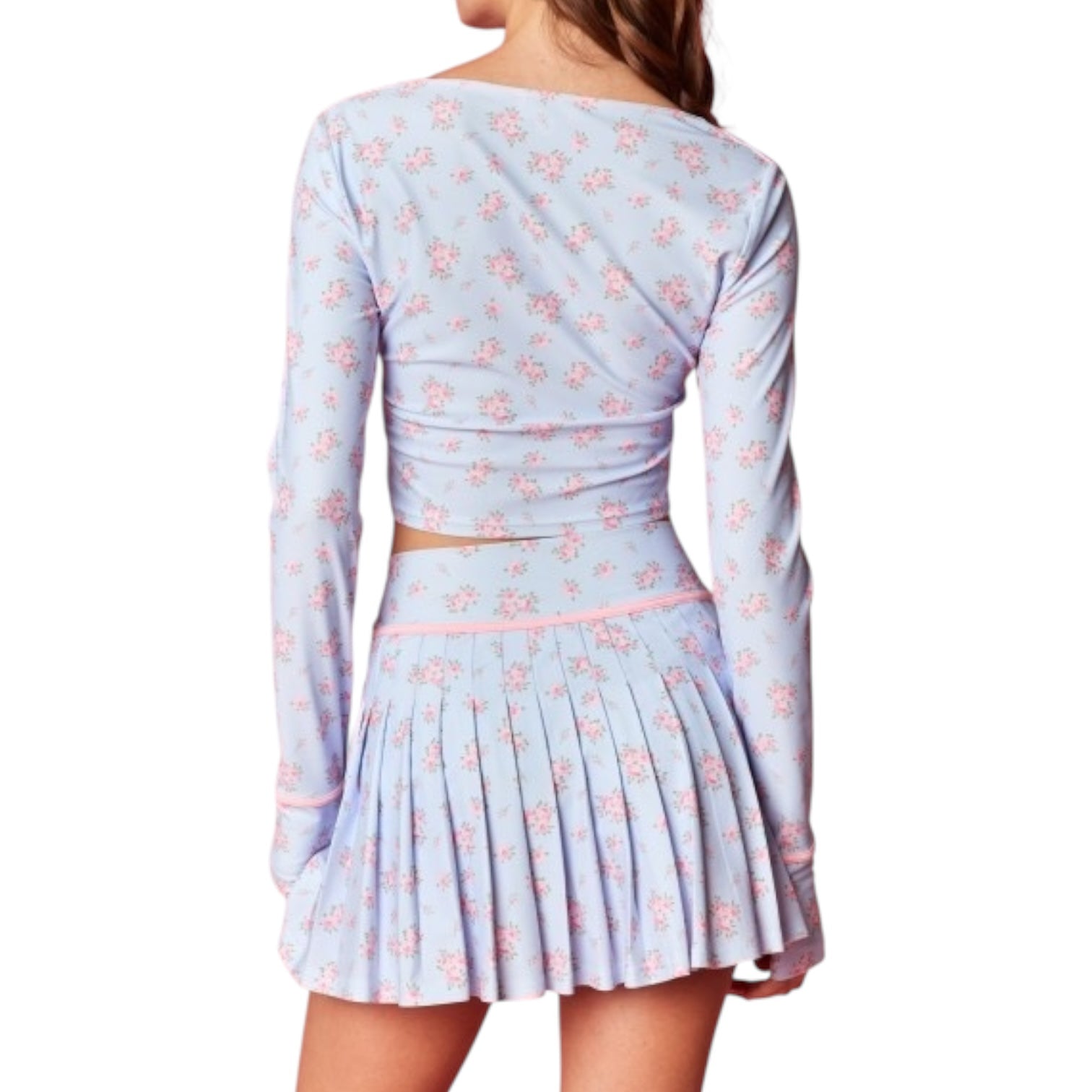 Petal Kiss Zip-Front Skirt Set – Alicia DiMichele Boutique
