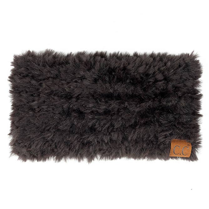 Cozy Crown Faux Fur Winter Headwrap