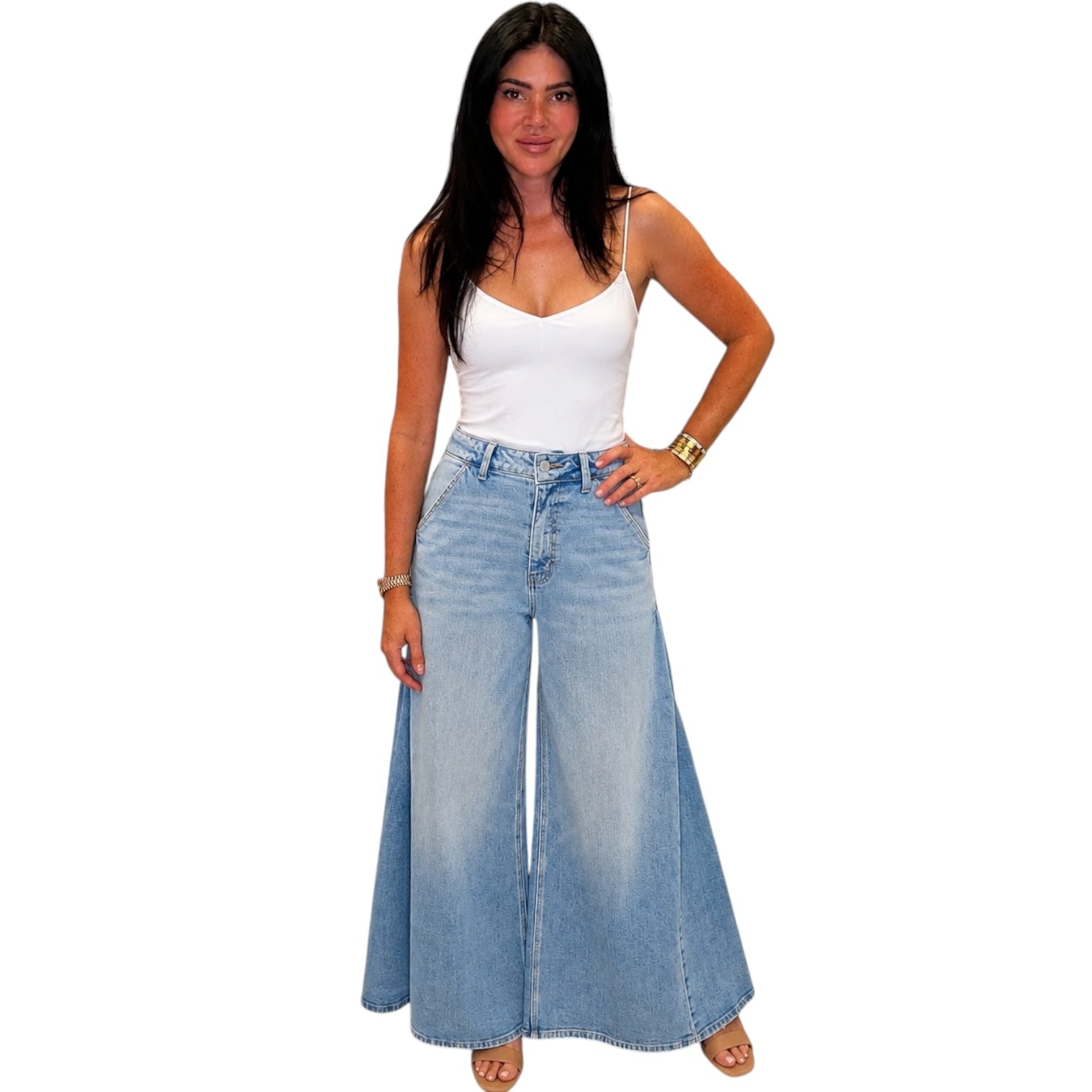 Side Hustle High Rise Wide Leg Jeans – Alicia DiMichele Boutique