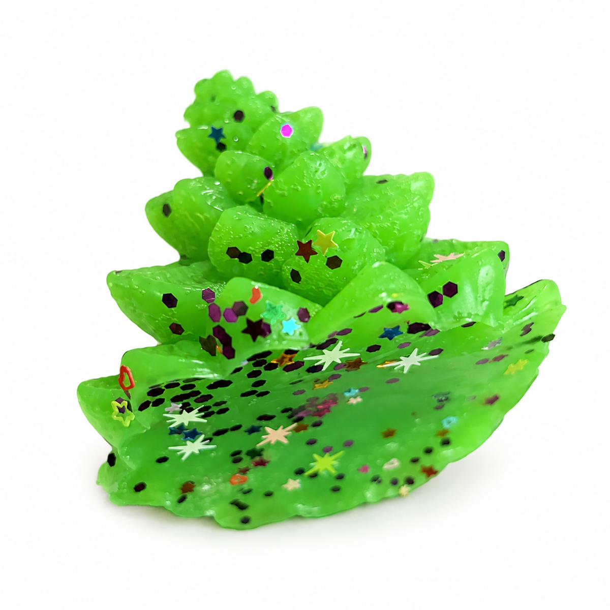 Glitter Christmas Tree Slow-Rise Squishy Toy - alternate view 2