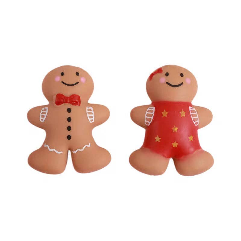 Gingerbread Holiday Slow-Rise Squishy Toy