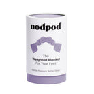 Nodpod weighted eye mask packaging on a white background