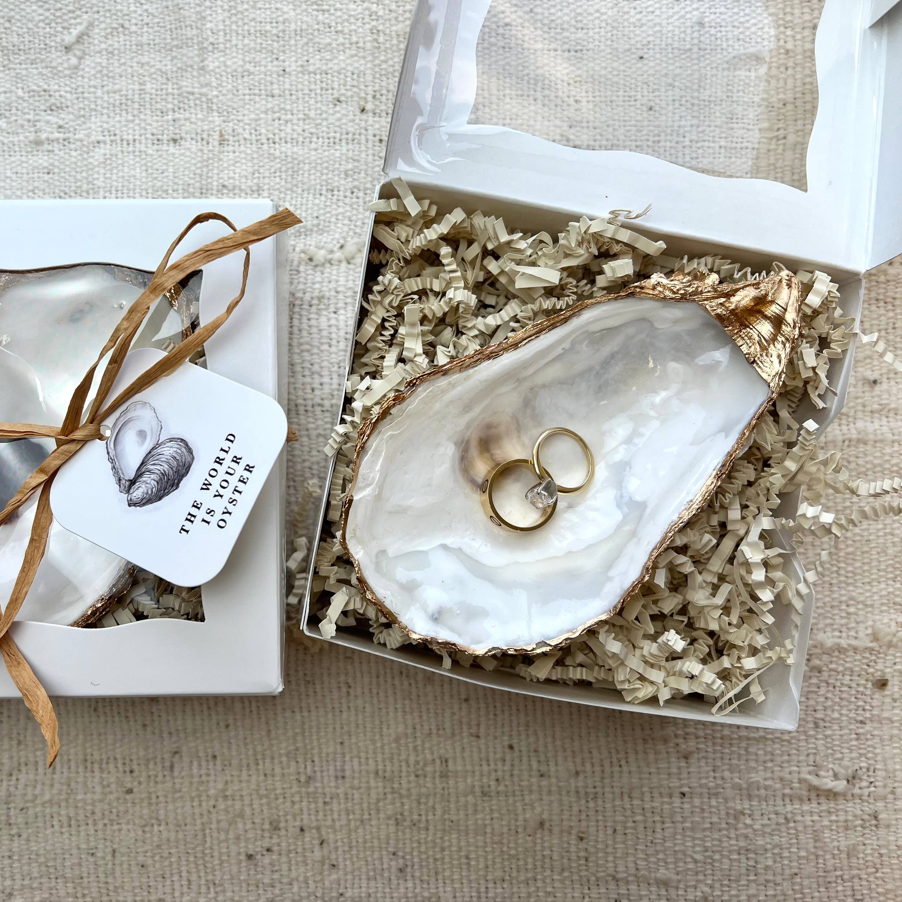 Oyster Ring Dish available at Alicia DiMichele Boutique – stylish women’s fashion and accessories.