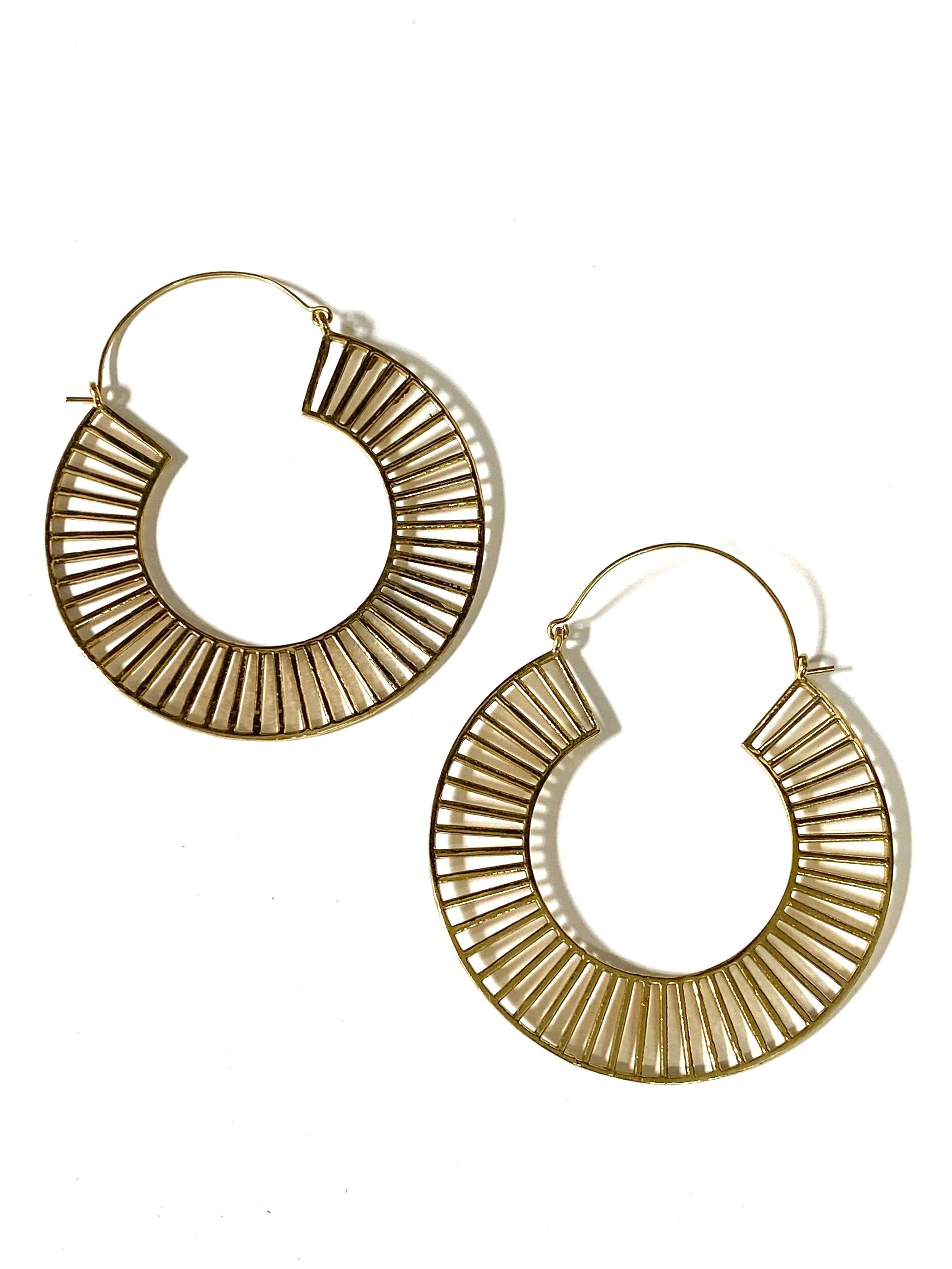 Sienna Bold Hoops – Alicia DiMichele Boutique